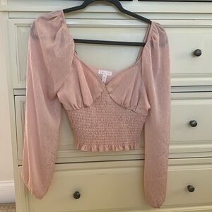 Light pink Leith shirt from Nordstrom.   Worn twice